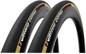 【5/30は「4倍！」エントリーでポイントUP】VITTORIA (ヴィットリア)CORSA G2.0 Tubular TYRE チューブラータイヤ ブラックスキン 2本組