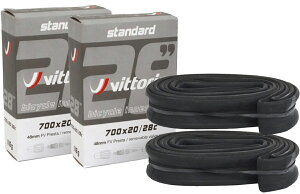 2{Zbg VITTORIA Inner Tube STANDARD Butyl (48mm FV Presta / Removable valve core) BbgA Ci[`[u X^_[h u` 
