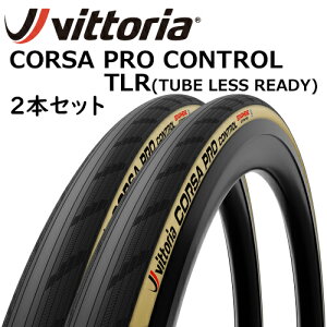�y12/21�́u10�{�I�v�G���g���[�Ń|�C���gUP�zVittoria CORSA PRO CONTROL TLR Tyre Black/Para 2Set �r�b�g���A �R���T �v�� �R���g���[�� �`���[�u���X���f�B �u���b�N/�p�� 2�{�Z�b�g
