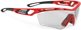 【1/15は「14倍！」トリプルエントリーで更にポイントUP】RUDYPROJECT TRALYX ルディプロジェクト トラリクス ファイアレッドフレーム インパクトX&reg;2 調光ブラックレンズ サングラス ロードバイク