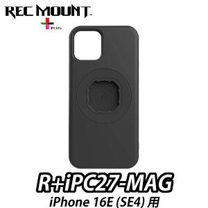 REC MOUNT +PLUS R+iPC27-MAG bN}EgvX (R+ / A[vX) X}[gtHP[X MagSafeΉ [iPhone16E (SE4) p]