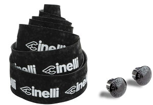 Cinelli LOGO VELVET RIBBON BLACK BAR TAPE `l S xxbg { ubN o[e[v