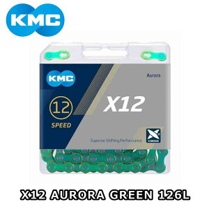 �y5/20�́u4�{�I�v�G���g���[�Ń|�C���gUP�zKMC �P�[�G���V�[ X12 AURORA GREEN �I�[�����O���[�� ���~�e�b�h 126L 12S�p�`�F�[�� 4715575885223 �`�F�[�����~�b�V���O�����N