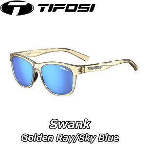 Tifosi Swank Golden Ray/Sky Blue �e�B�t�H�[�W �T���O���X �X�����N �S�[���f�����C/�X�J�C�u���[