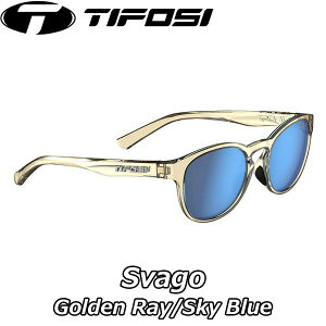 Tifosi Svago Golden Ray/Sky Blue �e�B�t�H�[�W �T���O���X �X�o�[�S �S�[���f�����C/�X�J�C�u���[