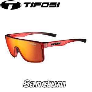 Tifosi Sanctum Crystal Red Fade/Smoke Red �e�B�t�H�[�W �T���O���X �T���N�^�� �N���X�^�����b�h�t�F�[�h/�X���[�N���b�h