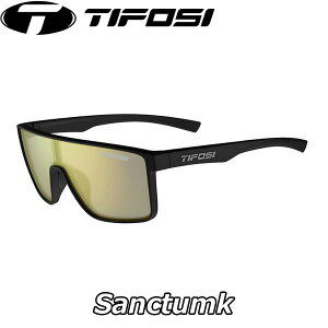 Tifosi Sanctum Matte Black/Smoke Yellow �e�B�t�H�[�W �T���O���X �T���N�^�� �}�b�g�u���b�N/�X���[�N�C�G���[