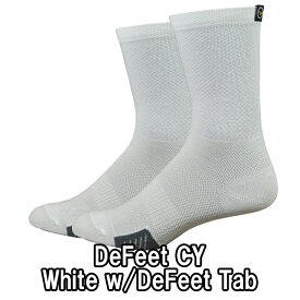 DeFeet（ディフィート）CY White w/DeFeet Tab ソックス 靴下