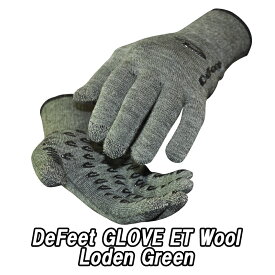 【4/30は「4倍！」エントリーでポイントUP】DeFeet（ディフィート）Glove ET Wool Loden Green グローブ