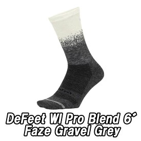 DeFeet（ディフィート）WI Pro Blend 6" Faze Gravel Grey ソックス 靴下