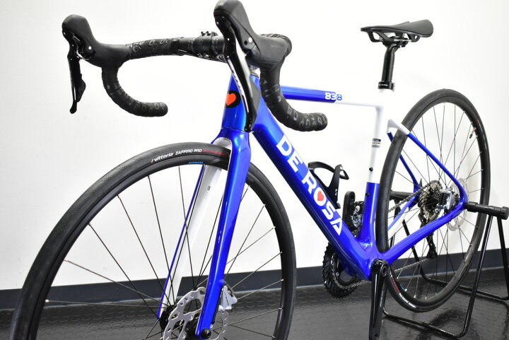 楽天市場】DEROSA 2024 ROADBIKE 838 DISK Shimano 105 11s Blue White 