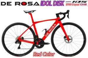 y9/30́u4{IvGg[Ń|CgUPzDEROSA 2022 ROADBIKE IDOL DISK Shimano 105 Di2 12s Red 43size f[U 2022Nf [hoCN ACh fBXN V}m d 105 12Xs[h  bh J