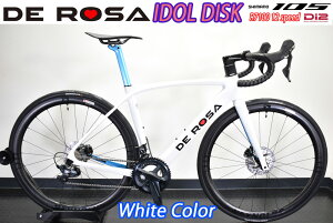 DEROSA 2022 ROADBIKE IDOL DISK Shimano 105 Di2 12s White 46size f[U 2022Nf [hoCN ACh fBXN V}m d 105 12Xs[h  zCg J[ 46TCY ViyΖʔ̔ziʔ̕s