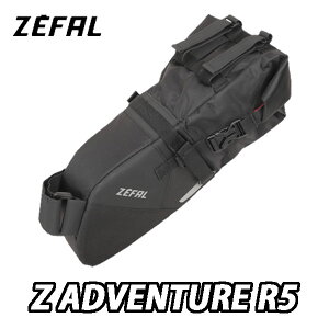 【10/30は「4倍!」エントリーでポイントUP】ZEFAL (ゼファール) Z ADVENTURER R5  Z アドベンチャー R5 大容量サドルバッグ ブラック 5L ロードバイク