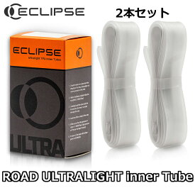 【4/20は「4倍！」エントリーでポイントUP】ECLIPSE ROAD ULTRALIGHT INNER TUBE 700×20-25mm 2Pair エクリプス ロードバイクインナーチューブ 軽量タイプ [2本セット]