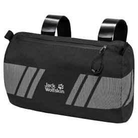 【5/12は「2倍！」エントリーでポイントUP】JACKWOLFSKIN HANDLEBAR BAG 2IN1 FLASH BLACK ジャックウルフスキン ハンドルバー バッグ 2IN1 フラッシュブラック