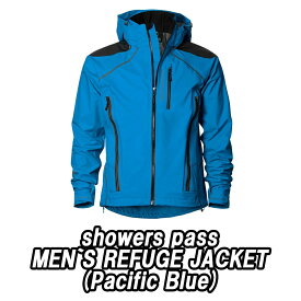 【4/25は「5倍！」Wエントリーで更にポイントUP】showerspass Refuge jacket Pacific Blue シャワーズパス