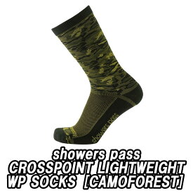 showerspass CROSSPOINT LIGHTWEIGHT WP SOCKS CamoFOREST シャワーズパス