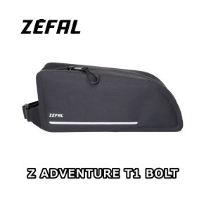 【10/30は「4倍!」エントリーでポイントUP】ZEFAL ゼファール Z ADVENTURE T1 BOLT Z アドベンチャー T1 ボルトオン トップチューブバッグ ブラック 1L 3420586602899 (7016)