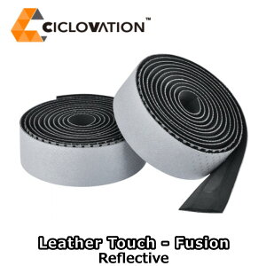 CYCLOVATION �V�N���x�[�V���� Leather Touch - Fusion Series ���U�[�^�b�` - �t���[�W�����V���[�Y Reflective ���t���N�e�B�u BARTAPE �o�[�e�[�v ���[�h�o�C�N