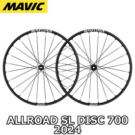 【6/6は「2倍！」エントリーでポイントUP】【新品・国内正規品】MAVIC 2024 ALLROAD SL 700 DISC BRAKE F/R PAIR WHEEL SET マヴィック 2024年 オールロードエスエル ディスクセンターロック 前後ホイール ペア