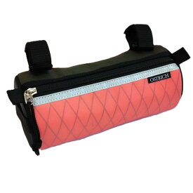 OSTRICH POTARI Handlebar Bag Light X Coral/Olive オーストリッチ ハンドルバーバッグ コーラル/オリーブ Front Bag フロントバッグ Road Gravel Mountain Bike Cycling ロードバイク グラベルバイク マウンテンバイク