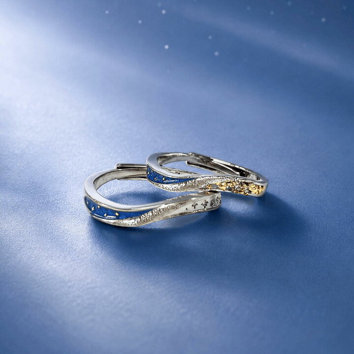 即日発送】【送料無料】ペアリング 結婚指輪 カップル フリーサイズ 