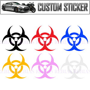 �o�C�I�n�U�[�h �X�e�b�J�[ biohazard ���� �ЊQ �]���r �J�X�^�� �V�[�� ���A�K���X sticker �O��