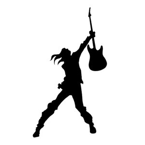 【メール便対応可能】ギターヒーロー 音楽 ライブ ステッカー バンド 楽器 グループ 車 バイク 家電 カスタム ドレスアップ