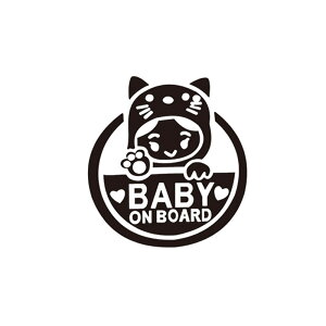 y[֑Ή\zXebJ[ BABY CAT ON BOARD q Ă܂  V[  oCN Ɠd JX^ hXAbv