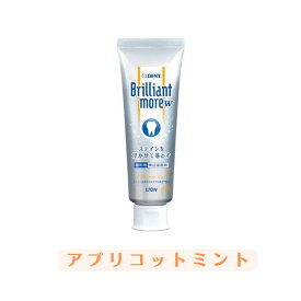 ライオン ブリリアントモアW 90g 歯磨き粉 1本 Brilliant more W