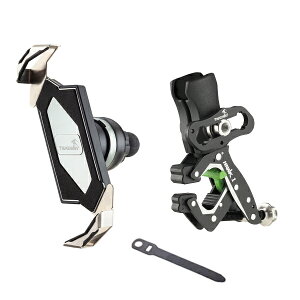 バイク、自転車用スマホホルダー 防振機能付 F-LOCK エフロック アドバンスド プロテクトZホルダーとTKアドバンスボールマウントホルダーセット 850029 850048