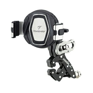 バイク、自転車用スマホホルダー 防振機能付 F-LOCK エフロック アドバンス プロテクトファルコンクローとTKアドバンスボールマウントホルダーセット 850029 850051