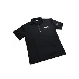BLITZ ブリッツ No.13868 ブリッツミズノ BDポロシャツ ブラック Sサイズ