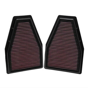 K&N 33-2484 エアフィルター ポルシェ 911 991 純正交換タイプ (2個入り) リプレスメント 正規品