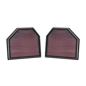 K&N 33-2488 エアフィルター BMW 4シリーズ F82/3シリーズ F80/2シリーズ F87 純正交換タイプ (2個入り) リプレスメント 正規品