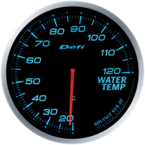 Defi デフィ DF10503 アドバンスBF 水温計Φ60 照明色ブルー (表示範囲:20℃〜120℃)