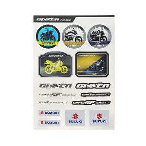 SUZUKI スズキコレクション 99000-79NS0-021 ステッカーシート ジクサー プレゼント スズキ純正グッズ