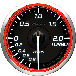 Defi ftB DF19502 [T[Q[WN2vX 60 ^[{v -100kPa`+200kPa bhf Racer Gauge N2 Plus