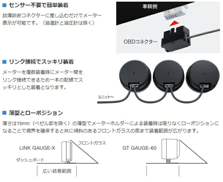 楽天市場】PIVOT ピボット LOT タコメーター リンクゲージ（ホワイト 