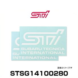 STI STSG14100280 STIステッカーB（ホワイト）