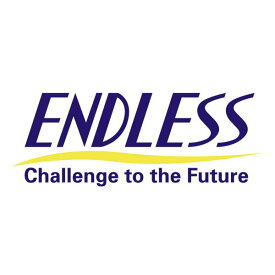 ENDLESS エンドレス GSTEDLNM ENDLESS抜き文字ステッカー Mサイズ ネイビー サイズ：H5.2cm×W15cm