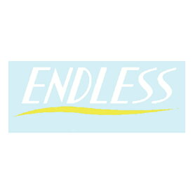 ENDLESS エンドレス GSTEDLWS ENDLESS抜き文字ステッカー Sサイズ 白 サイズ：H2.8cm×W10cm