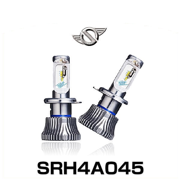 SPHERE LIGHT スフィアライト SRH4A045 ライジング2 LEDヘッドライト 商い Hi Lo 4500K H4 いつでも送料無料 12V用