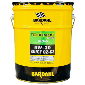 �݌ɗL BARDAHL �o�[�_�� TECHNOS XFS 5W30 SN/CF C2-C3 20L �V���Z�e�B�b�N �G���W���I�C�� 5W-30