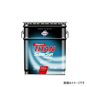 FUCHS tbNX 13982 Hyper TITAN SuperSyn LongLife 5W-40 SM/CF 20Li1ʁj5W40 GWIC