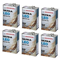 HONDA ホンダ純正 ウルトラLEO 純正エンジンオイル 4L×6缶セット 08227-99974（0822799974） 0W-20 0W20…