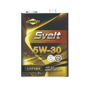 SUNOCO XmR Svelt XFg 5W30 4L×4{ SP/GF-6A S GWIC 5W-30