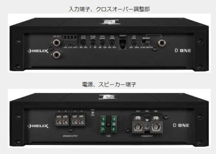 楽天市場】HELIX ヘリックス D ONE 200W×1ch パワーアンプ Dシリーズ 