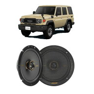 KICKER KU-KSC-70LC-R リアスピーカーセット ランドクルーザー70 キッカー (KSC6704＋トヨタ旧型変換コネ…